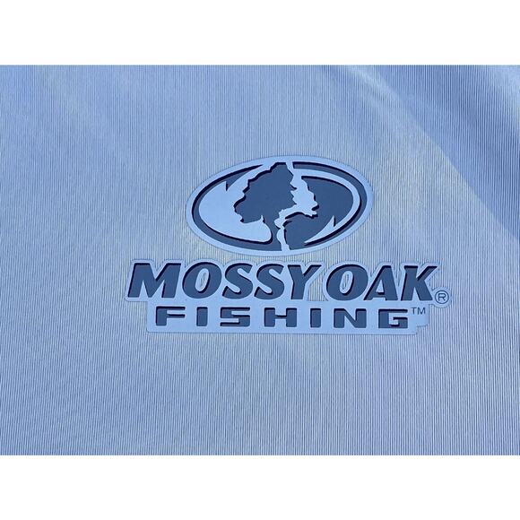 MOSSY OAK Hydro Fishing Shirt Long Sleeve Performance Huk Mens Beige SIZE 2XL‎ - Picture 3 of 7